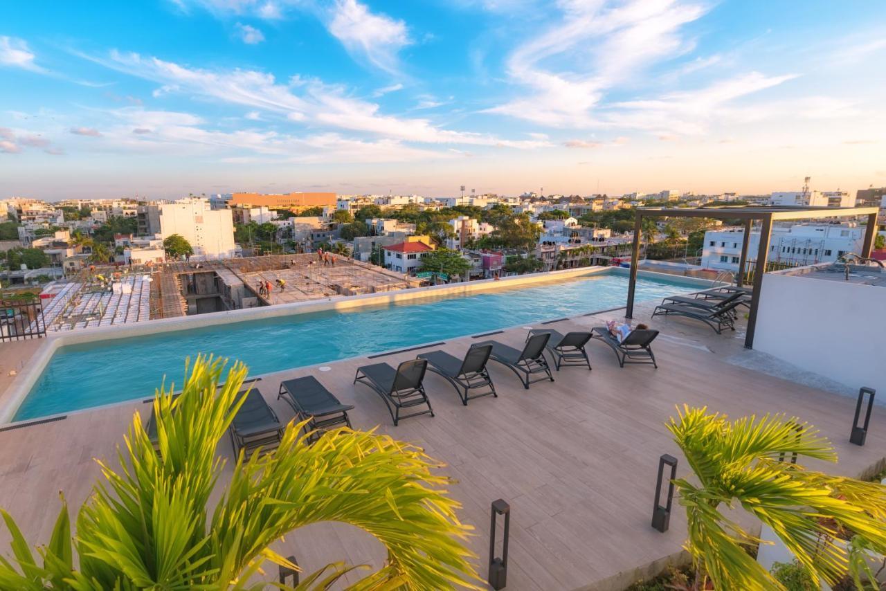 Fancy 3 Bedroom Apartments In Downtown Playa Rooftop Pool Gym Playa del Carmen Exterior photo